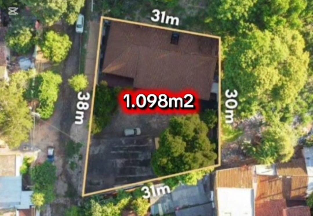 En venta propiedad de 1098 m2 en el centro de Lambare