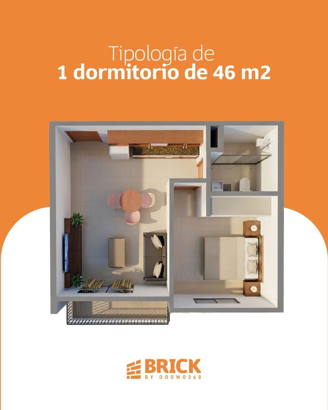 Departamento en pozo - edificio brick, foto 4