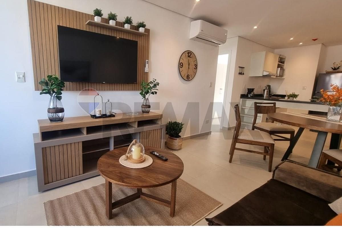 Vendo departamento totalmente amoblado en molas
