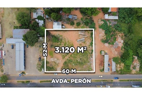 Terreno estratégico de 3.120 m² en esquina sobre av. Perón, foto 1