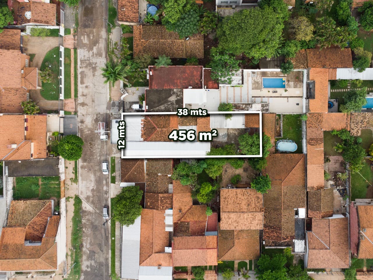 Terreno de 456 m² en Zona Colegio Goethe / Quinta Ykua Satí –