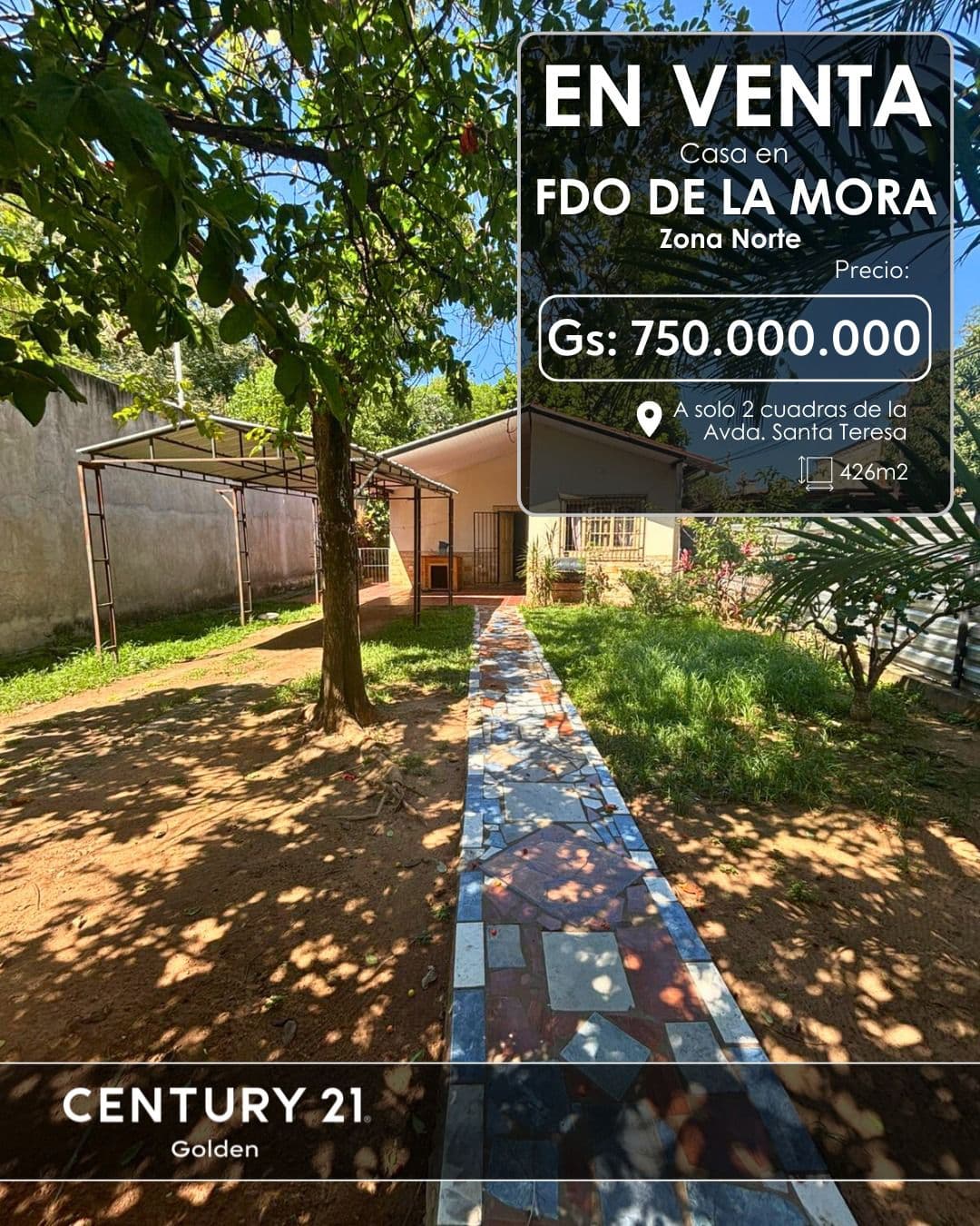 Casa en Fernando de la Mora – Zona Norte ¡A solo 2 cuadras de Santa Teresa!