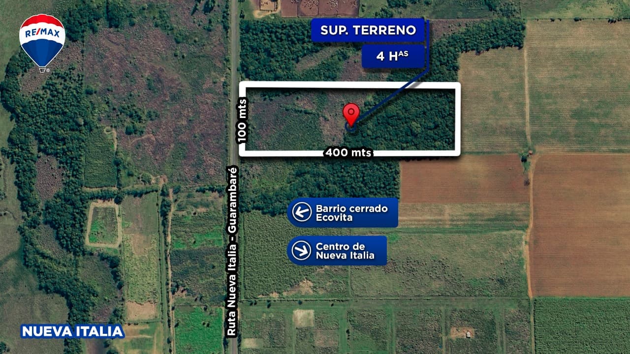4 has sobre ruta nueva italia-guarambare, foto 3