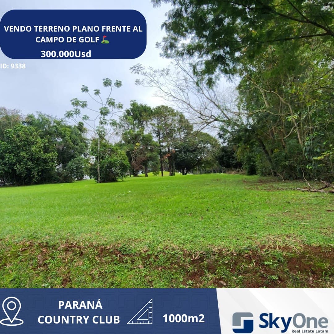 Terreno frente al campo del golf parana country club, foto 1