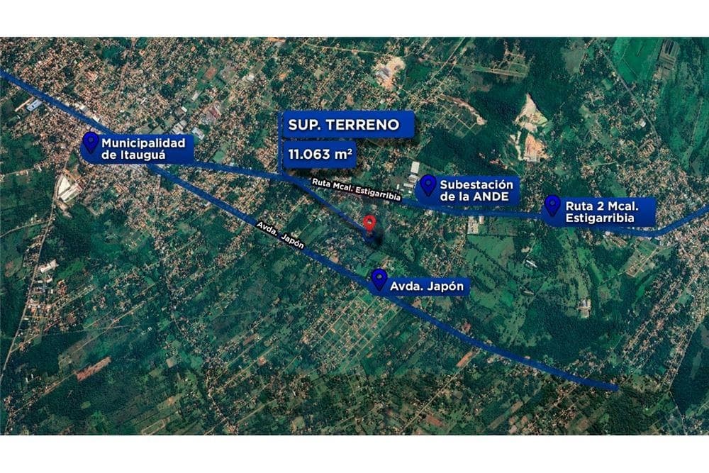 Importante terreno de 1 héctarea en la ciudad de itauguá, zona guazú virá, foto 2