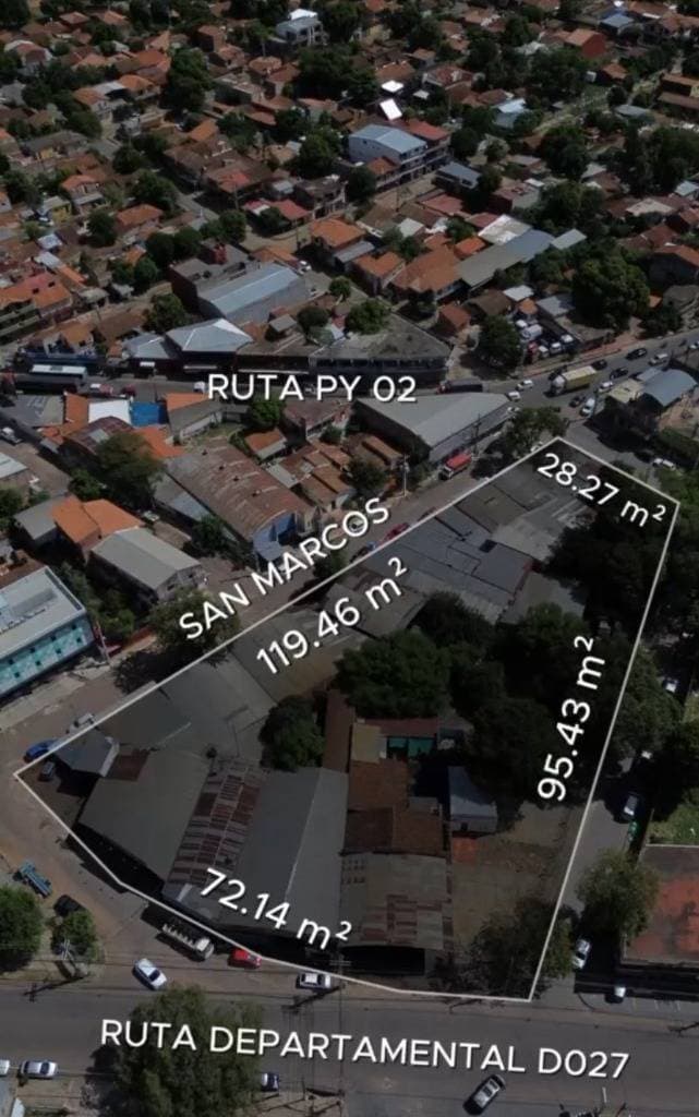 Gran Terreno en venta sobre ruta 2 San Lorenzo 5922 m2, foto 1