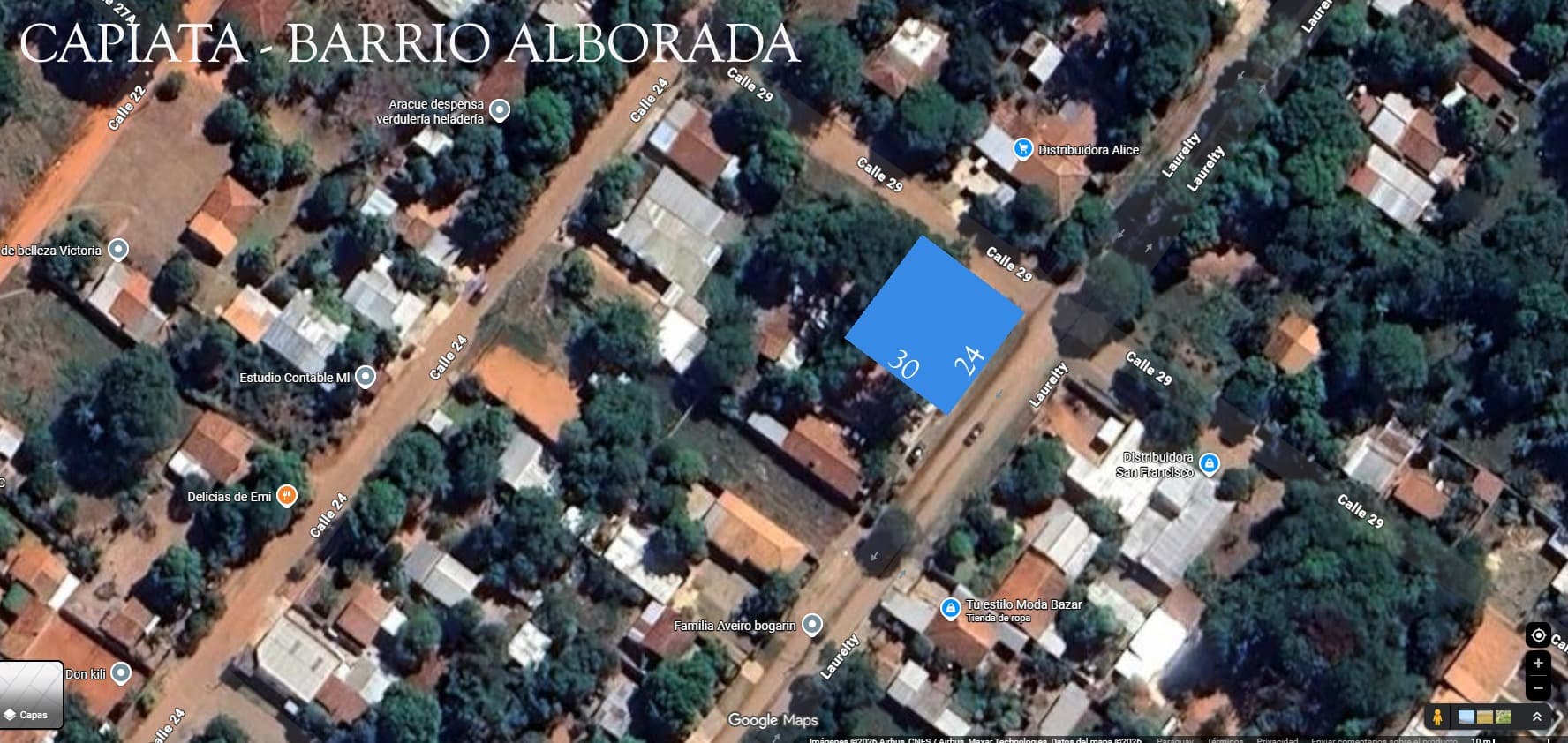 Vendo terreno en laurelty - capiata