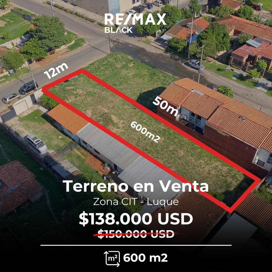 Vendo Terreno Zona Cit Luque