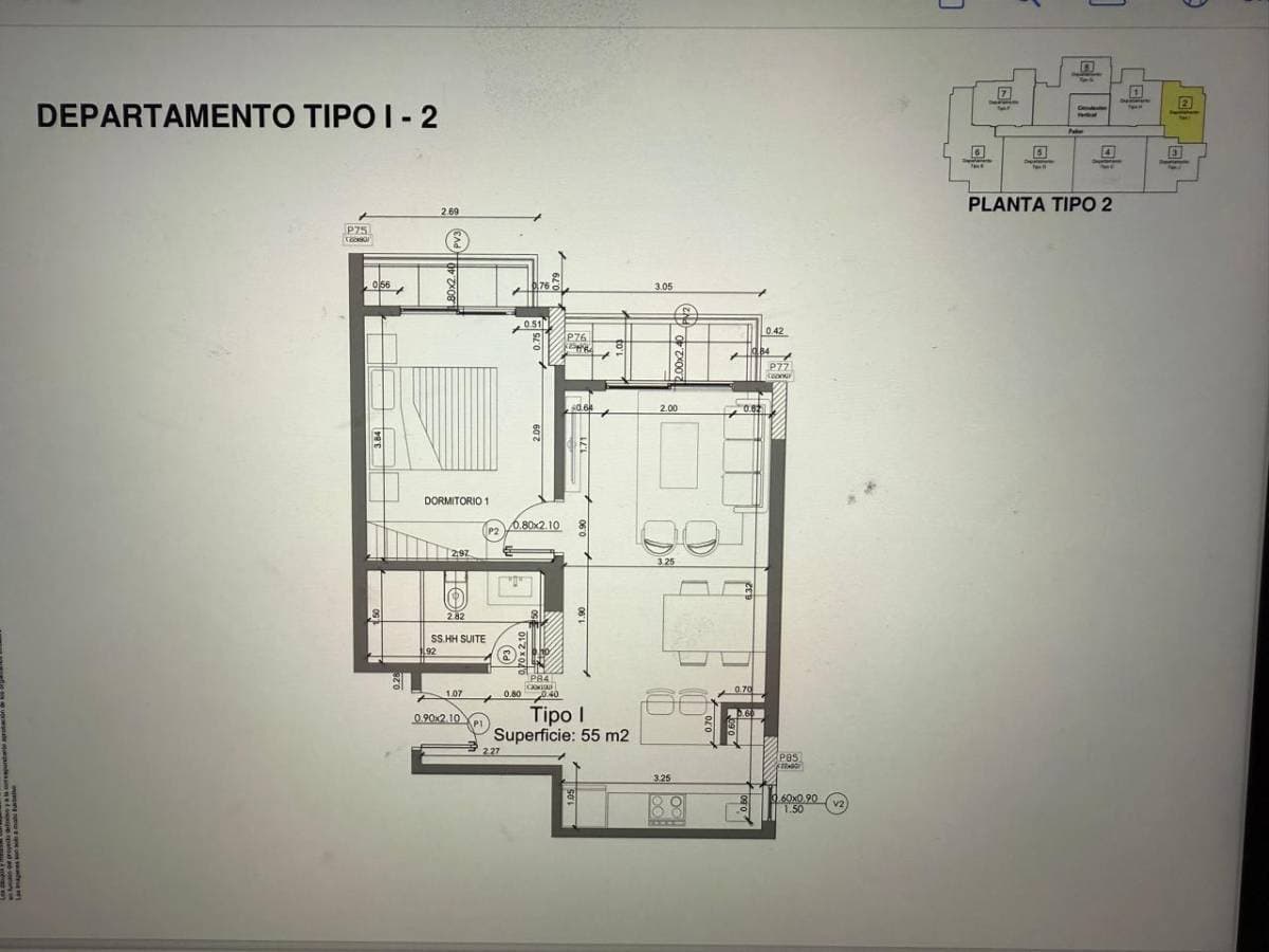 En venta dpto de una habitacion en el edificio molas 1311, foto 2