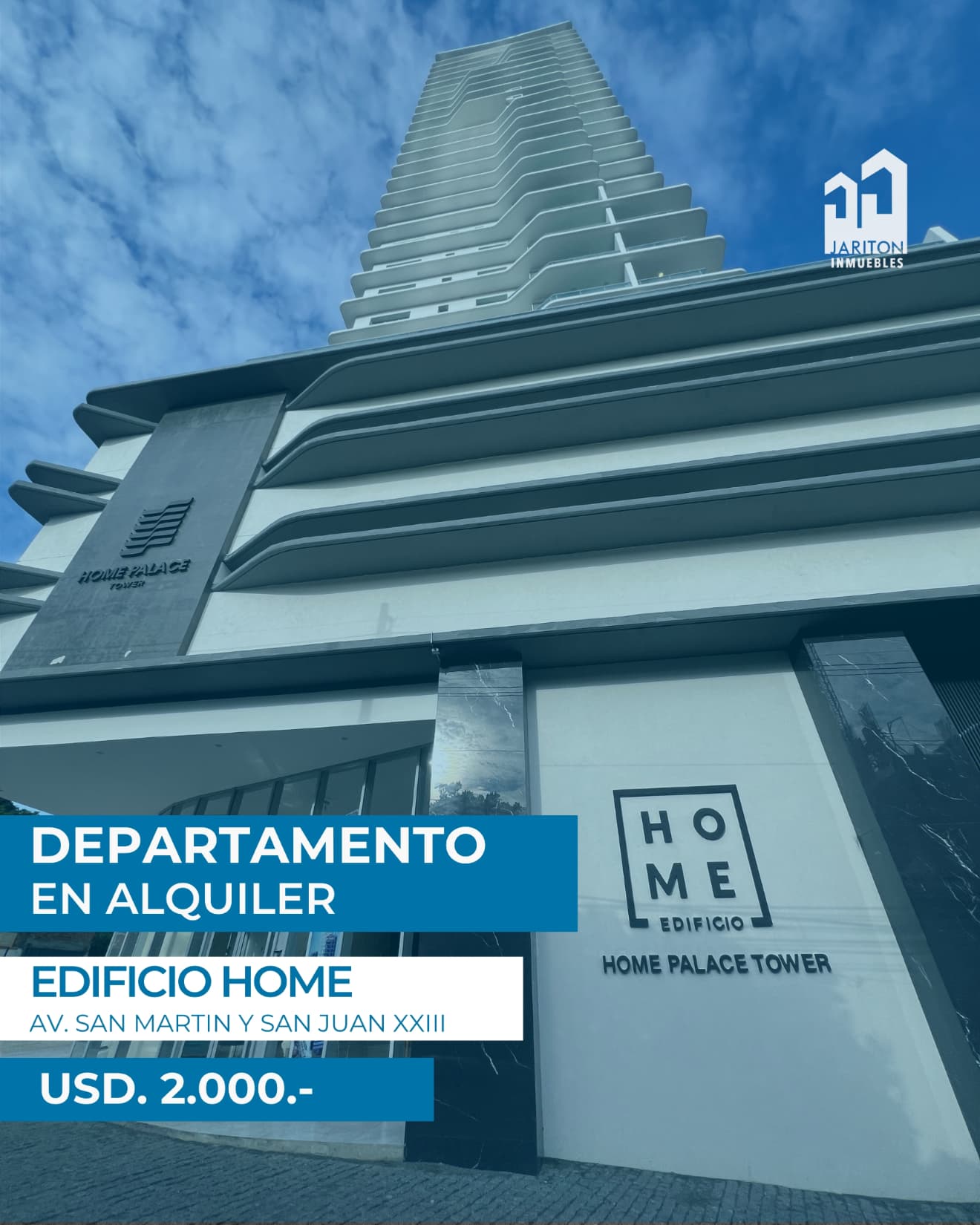 Alquilo Departamento Premium Amoblado En Home Palace Tower