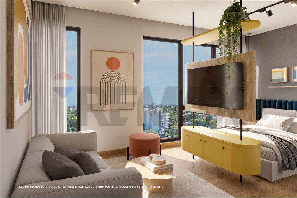 Departamento MONOAMBIENTE - Inversión en pozo - Recoleta, Asunción, Paraguay, foto 4