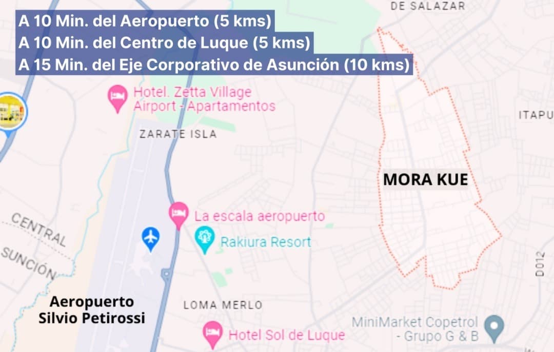 En venta terreno de 520m2 en Luque - mora cue, foto 2