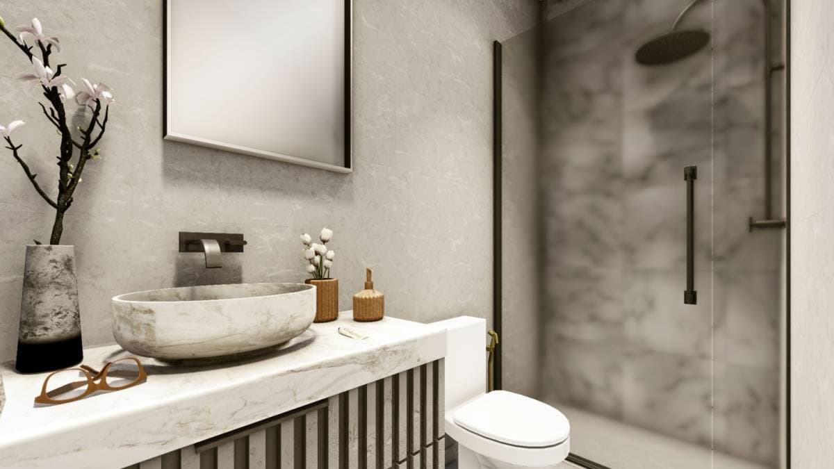 Depto. De 2 dorm de 67.8m2 - en pozo - living Trinidad . Id 46335 — foto 4