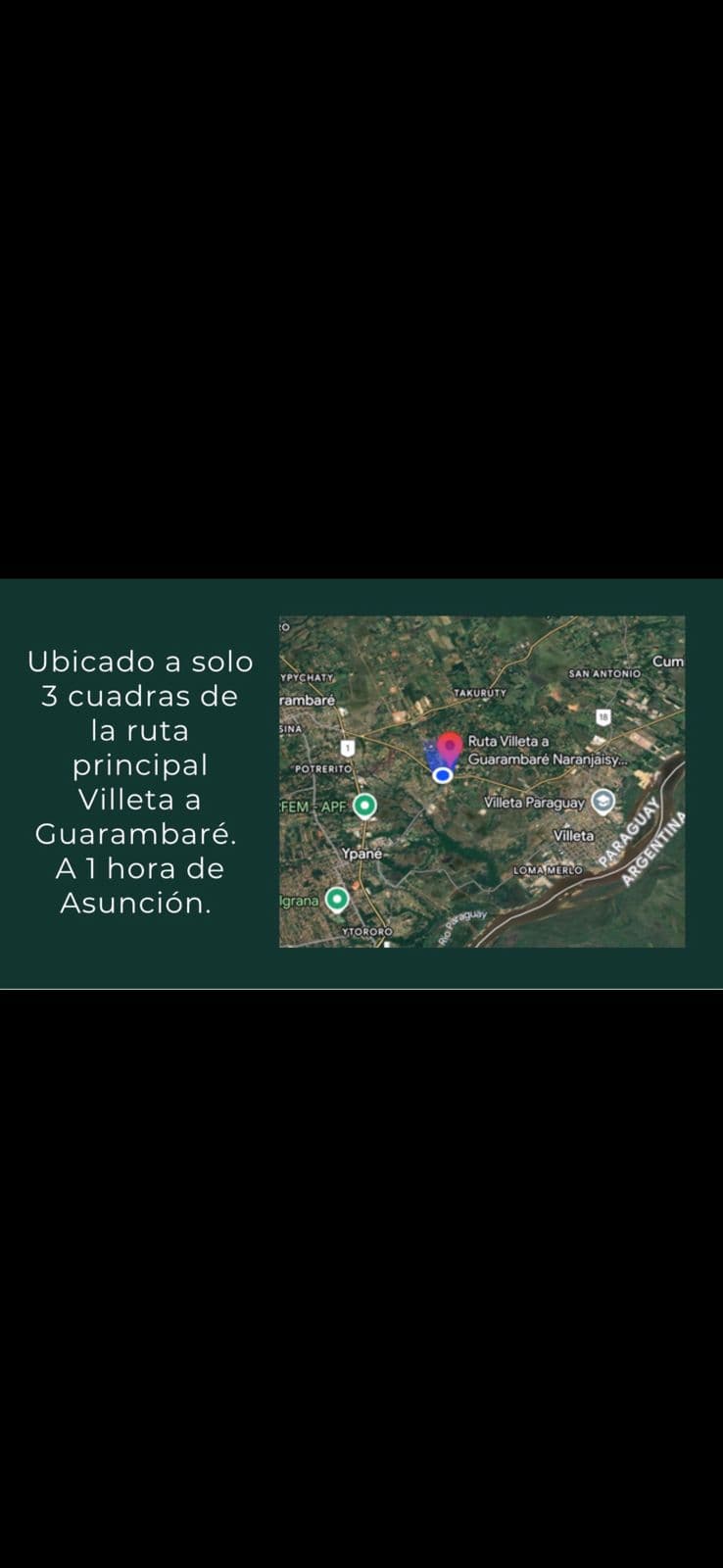 terreno amurallado de 8407 m2 en Villeta! Precio conversable!, foto 3