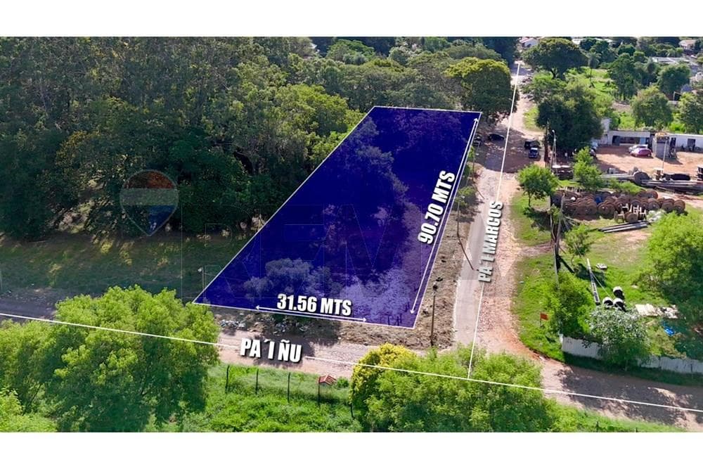 Terreno en esquina de 2864 m2 en Zona Norte