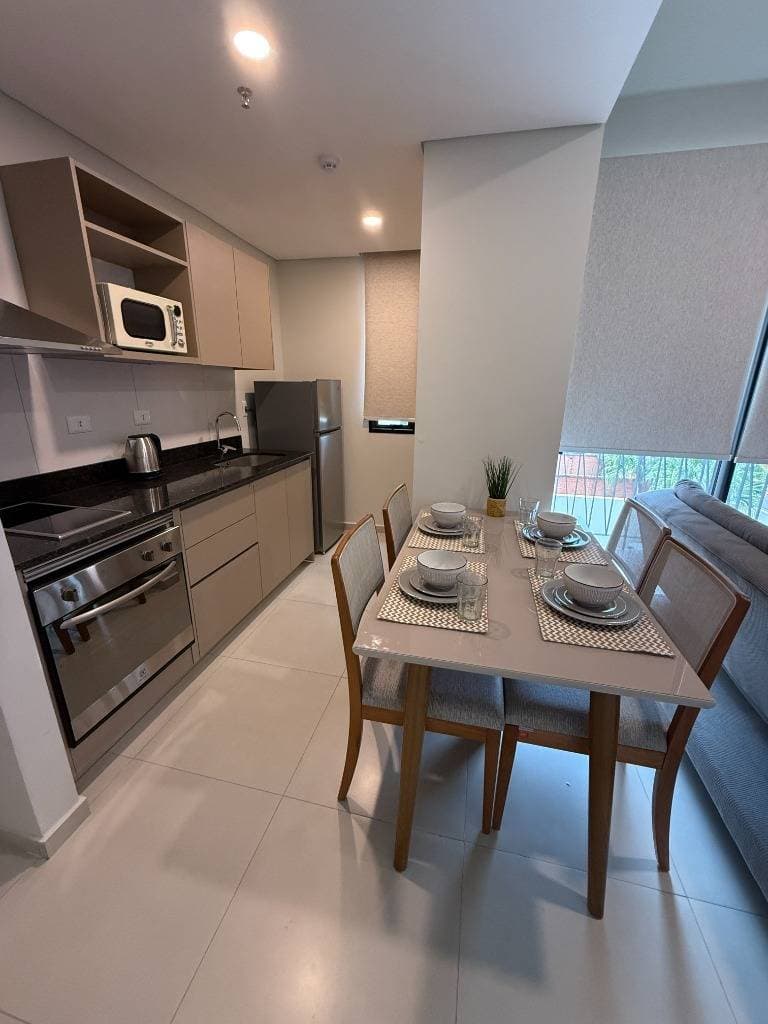 En venta dpto 1 dormitorio en edificio home ykua sati, foto 4