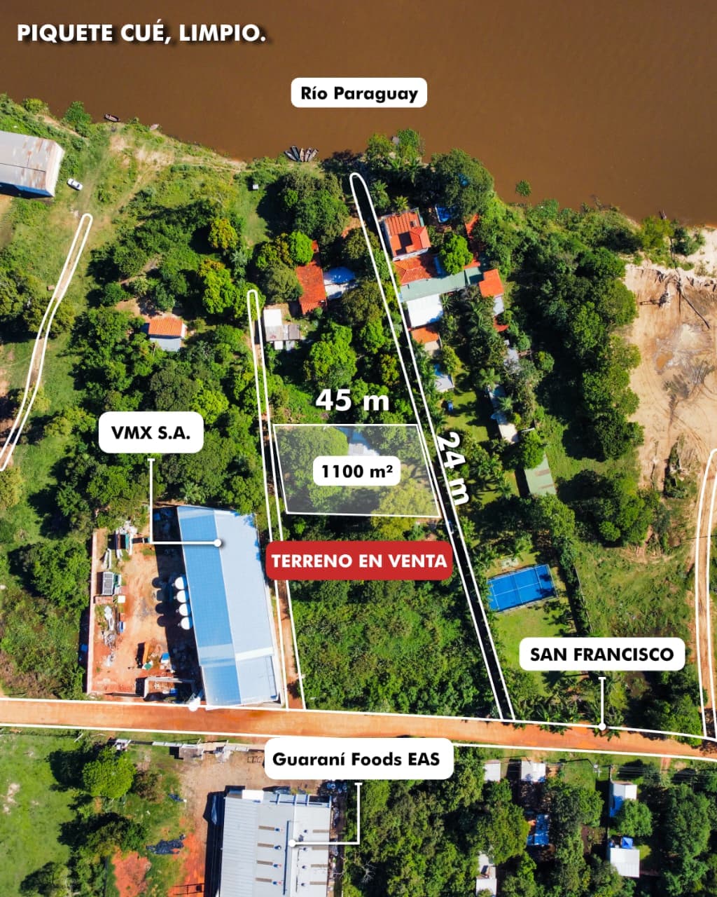Terreno Piquete Cue Limpio 1100 m2, foto 1