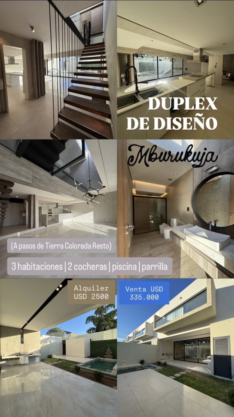 Alquilo lujoso dúplex en el barrio mburucuyá