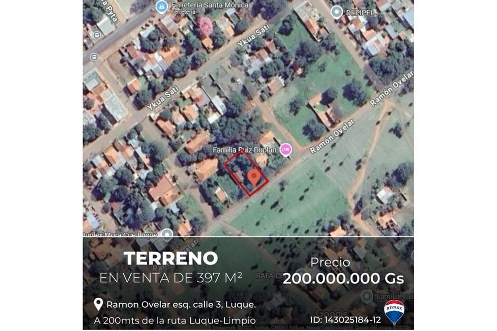 Vendo terreno en Luque