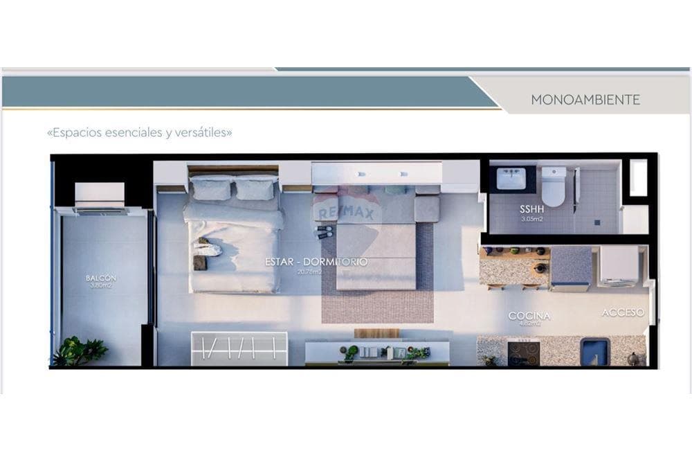 En venta ultimo monoambiente en civis alpha, foto 4