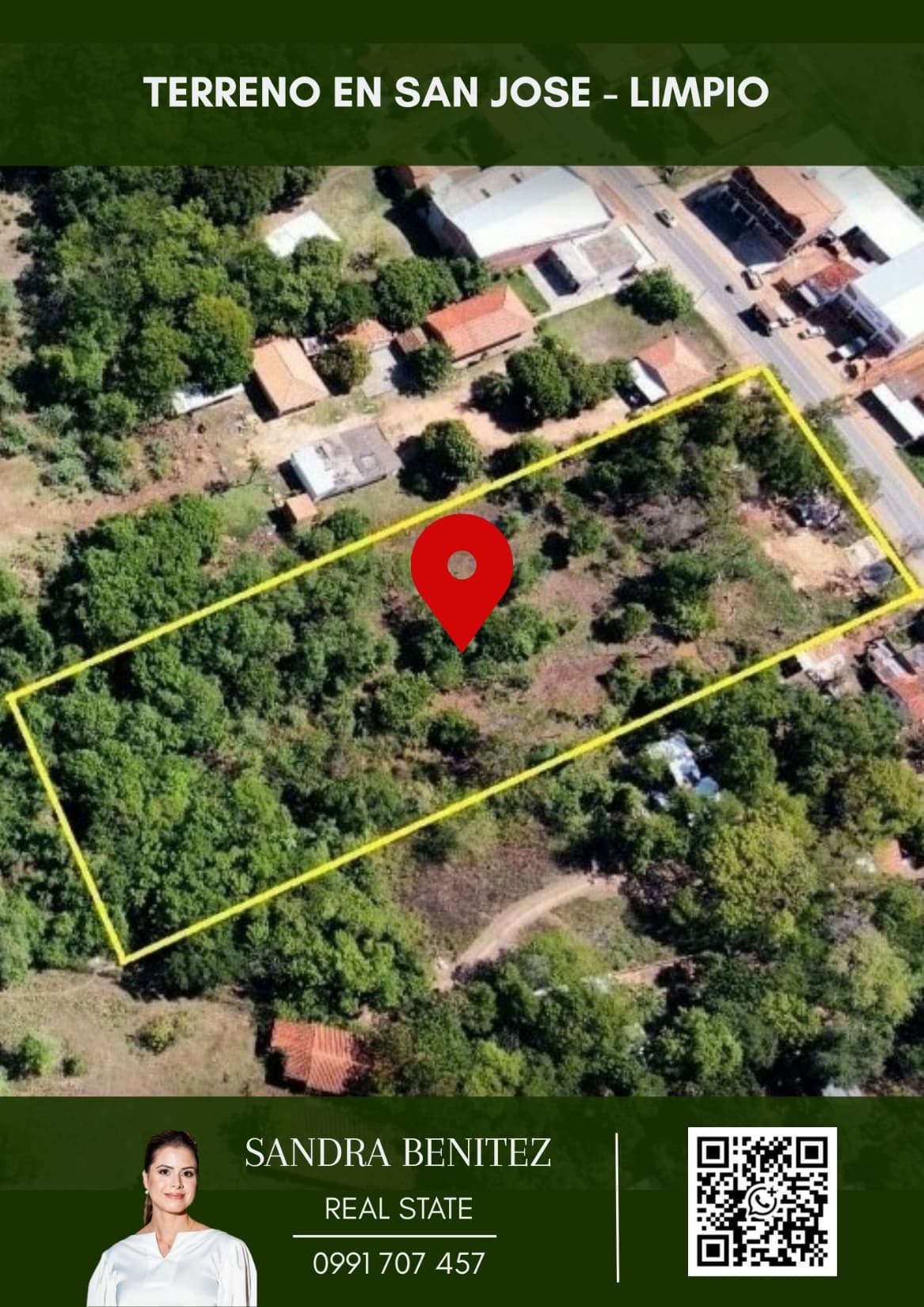 Vendo terreno regular para desarrollo depositos o logistica comercial sobre avenida san jose limpio zona trasitada ruta Luque limpio