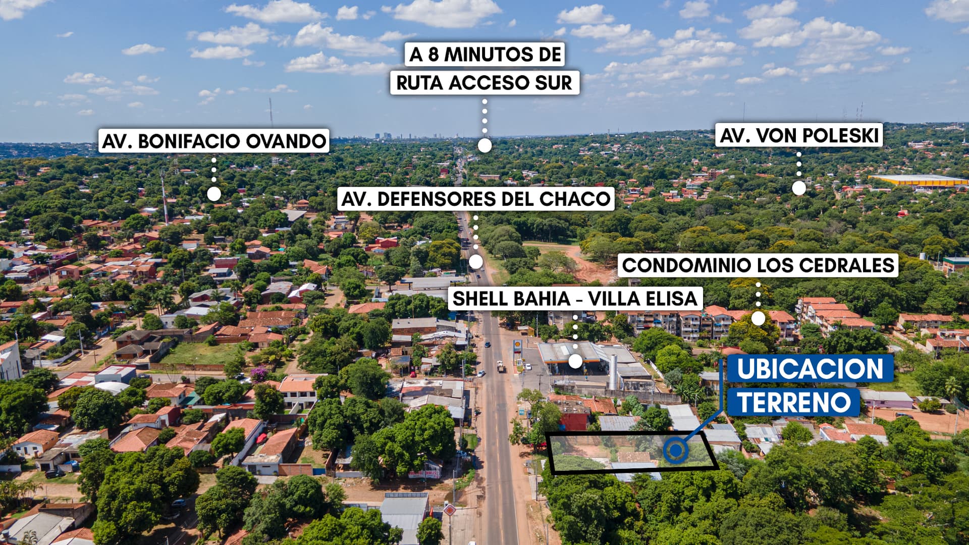 Sobre Av. Defensores del Chaco vendo terreno con 20 metros de frente, foto 5