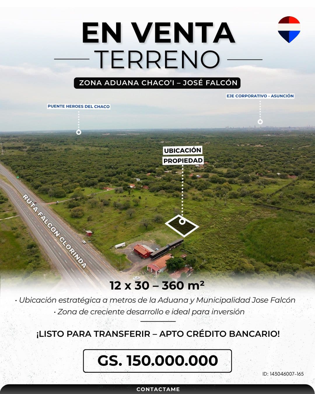 Terreno en falcón. Presidente hayes, foto 1