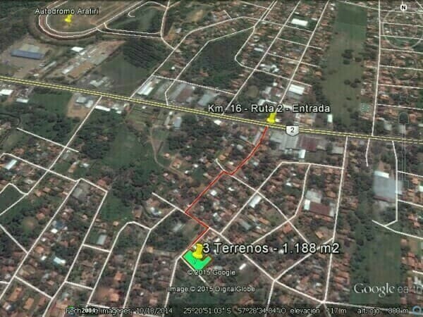 REMATE 3 Lotes Unificados, 1.188 m² | Barrio Cerrito, Capiatá