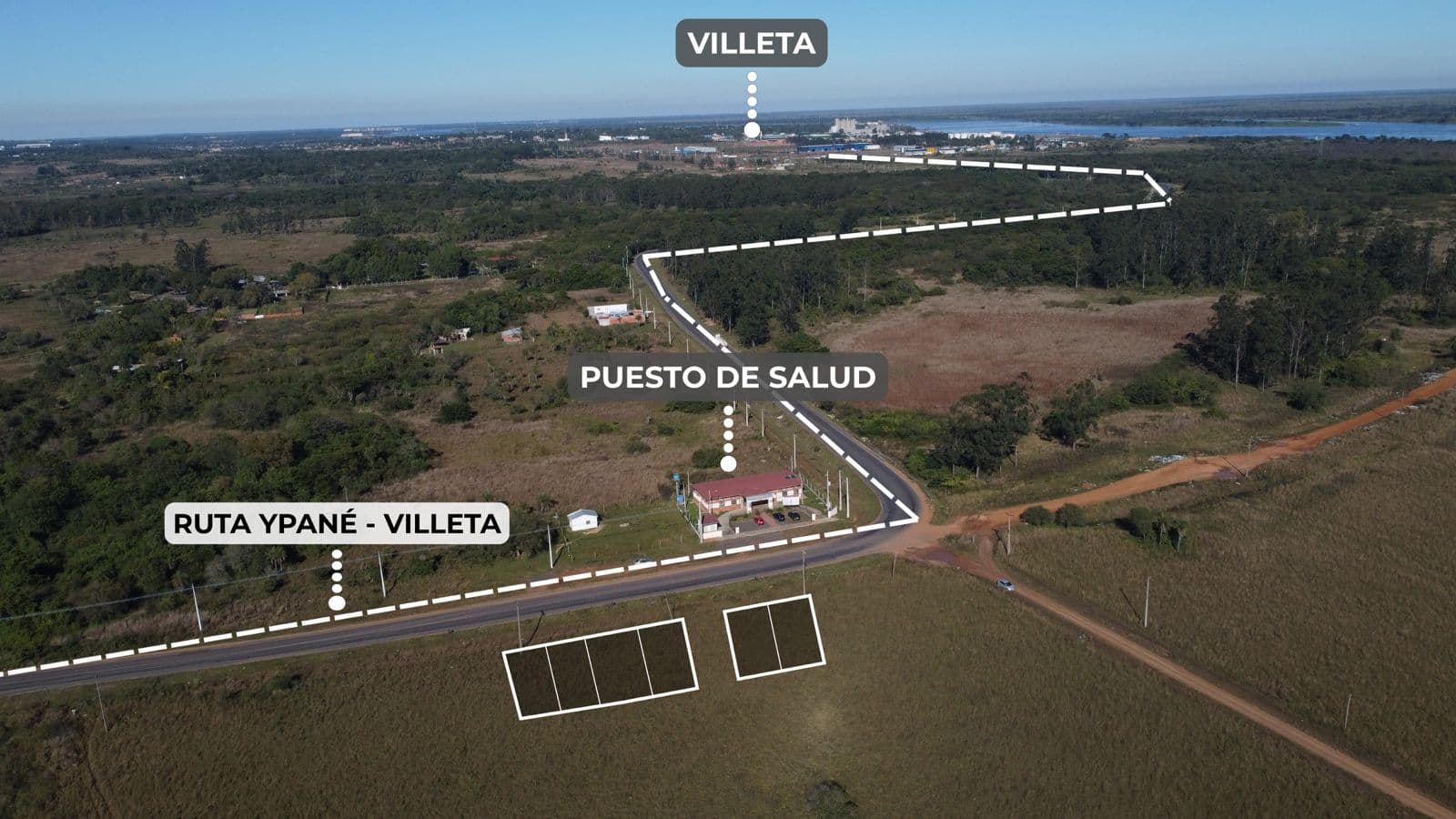 En venta 6 lotes en Ypane - Villeta, foto 1
