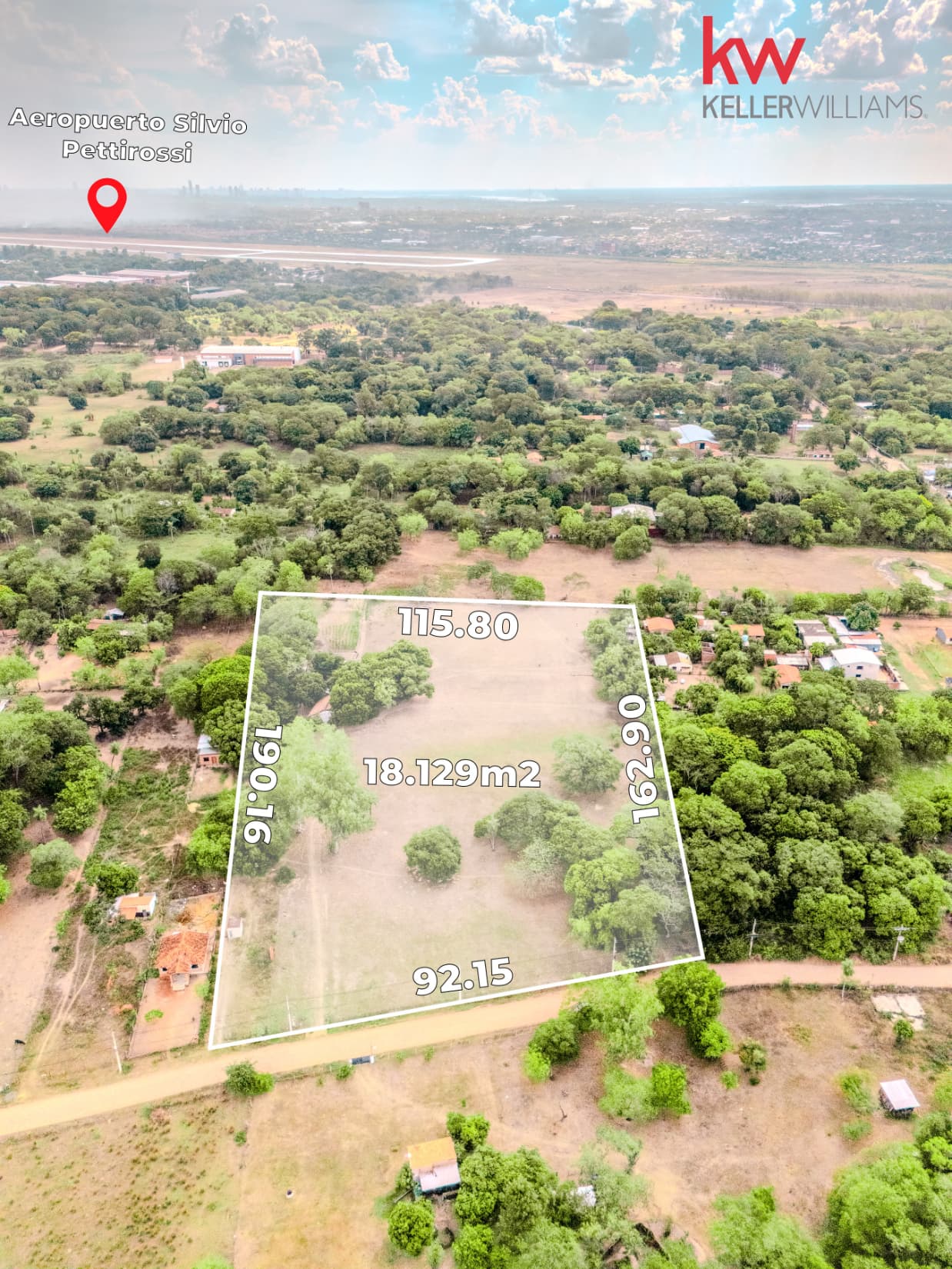 En Venta terreno de 1.8 hectáreas en zona Aeropuerto - Luque, foto 1