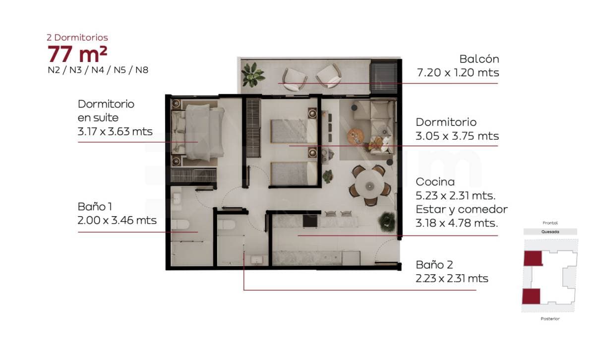 Filum Recoleta - apartments for sale, foto 4