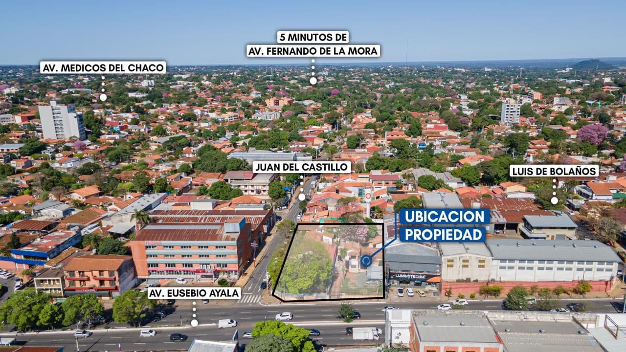 Terreno de 900 m2 sobre la avda eusebio ayala, foto 5