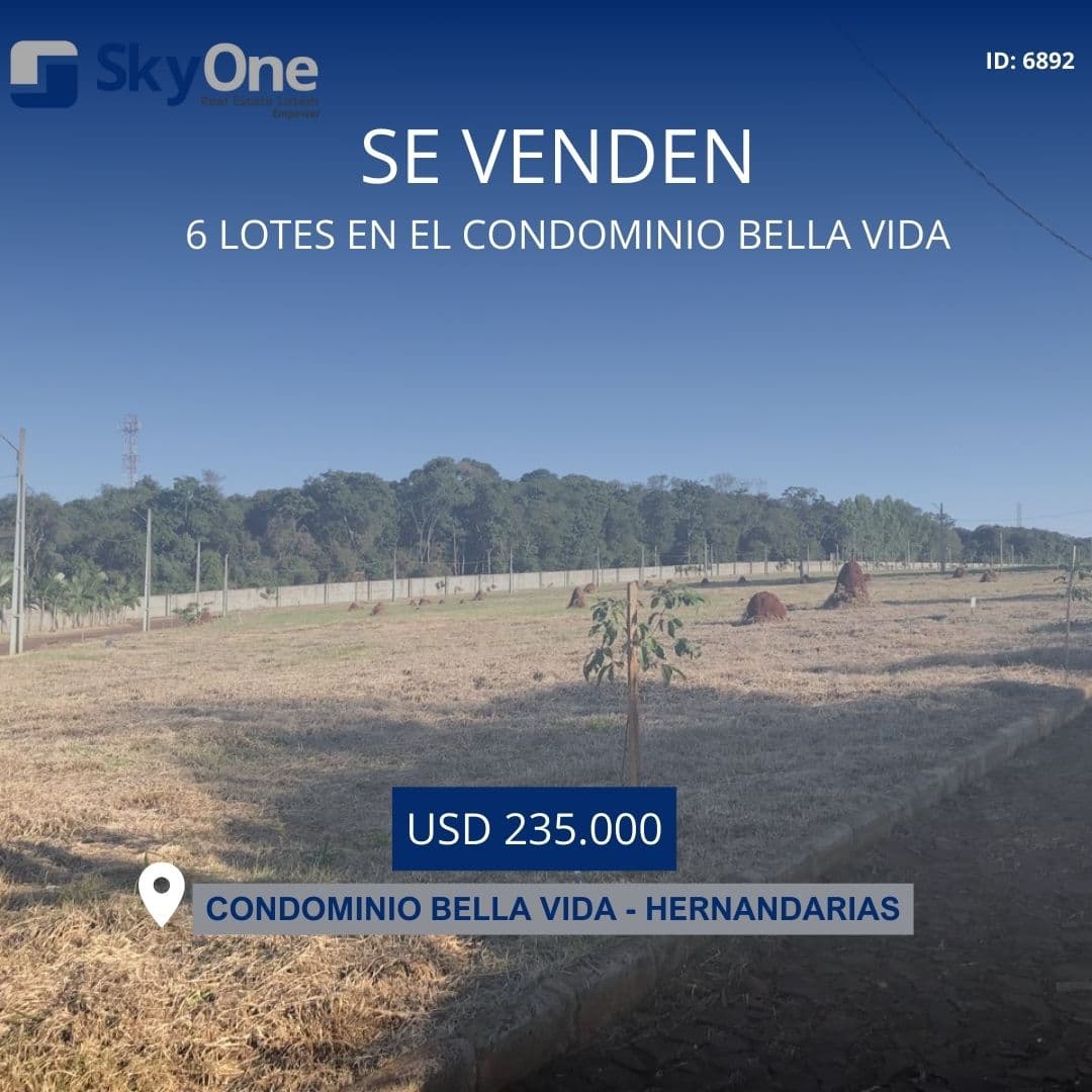 Se venden 6 terrenos juntos en condominio, foto 2