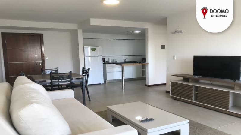 $97.000 CON RENTA! Venta Departamento Un Dormitorio Amoblado Shopping Del Sol