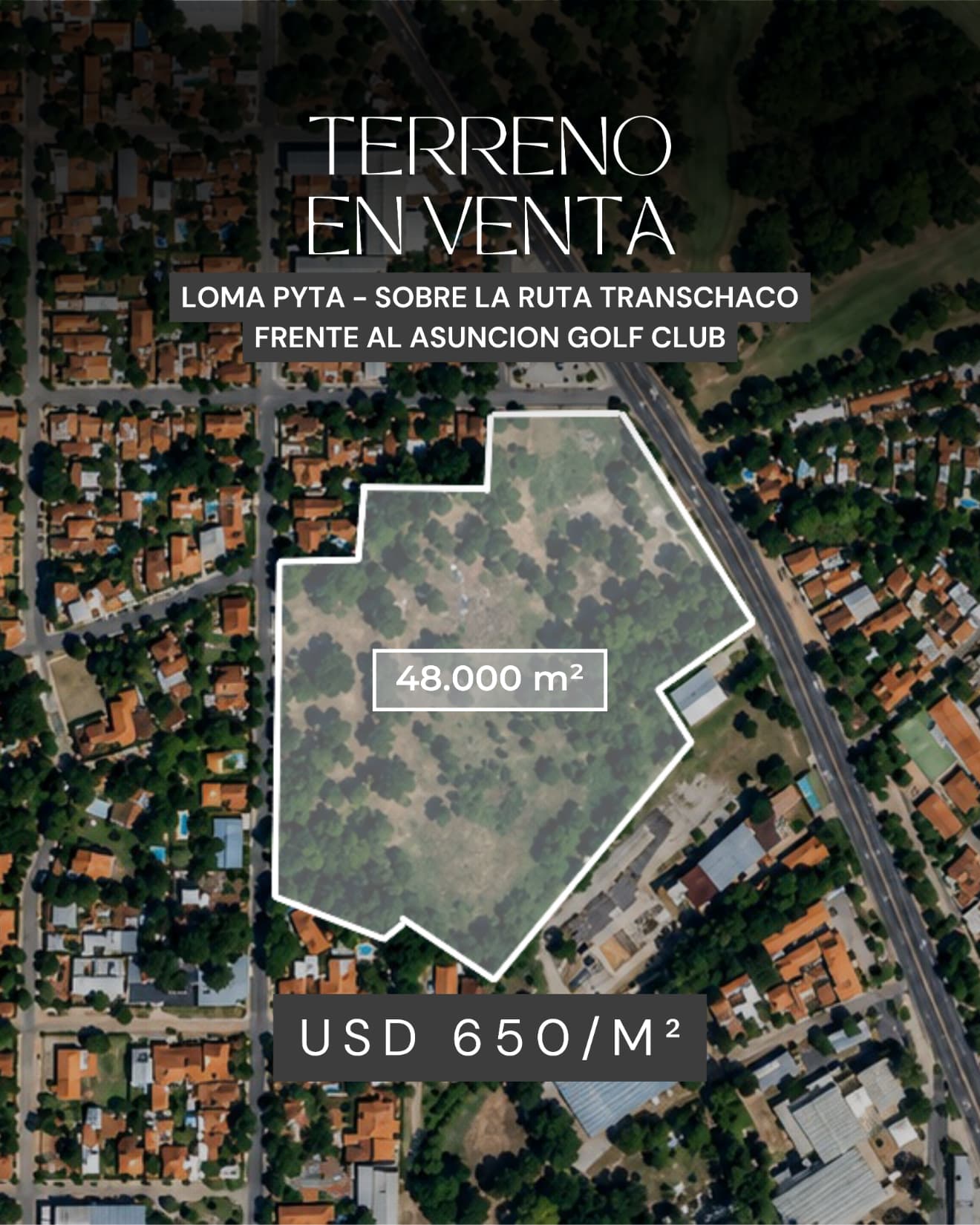Terreno En Venta - Loma Pyta - Sobre Ruta Transchaco