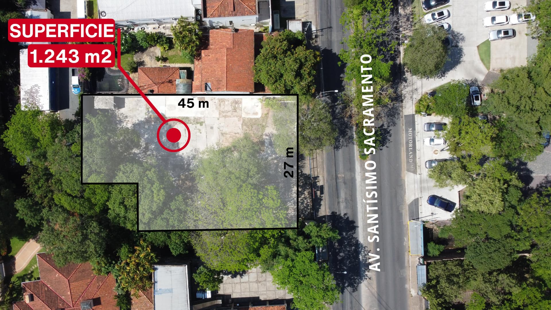 En venta importante terreno sobre la avda.sacramento