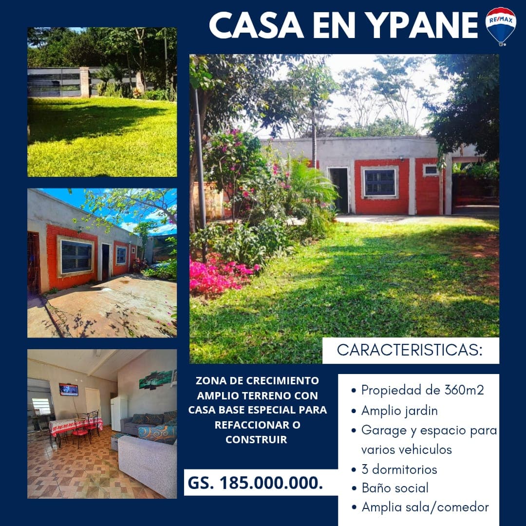 Casa en ypane