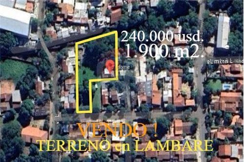Terreno a pasos de cacique lambare 1.900 m2 — foto 3