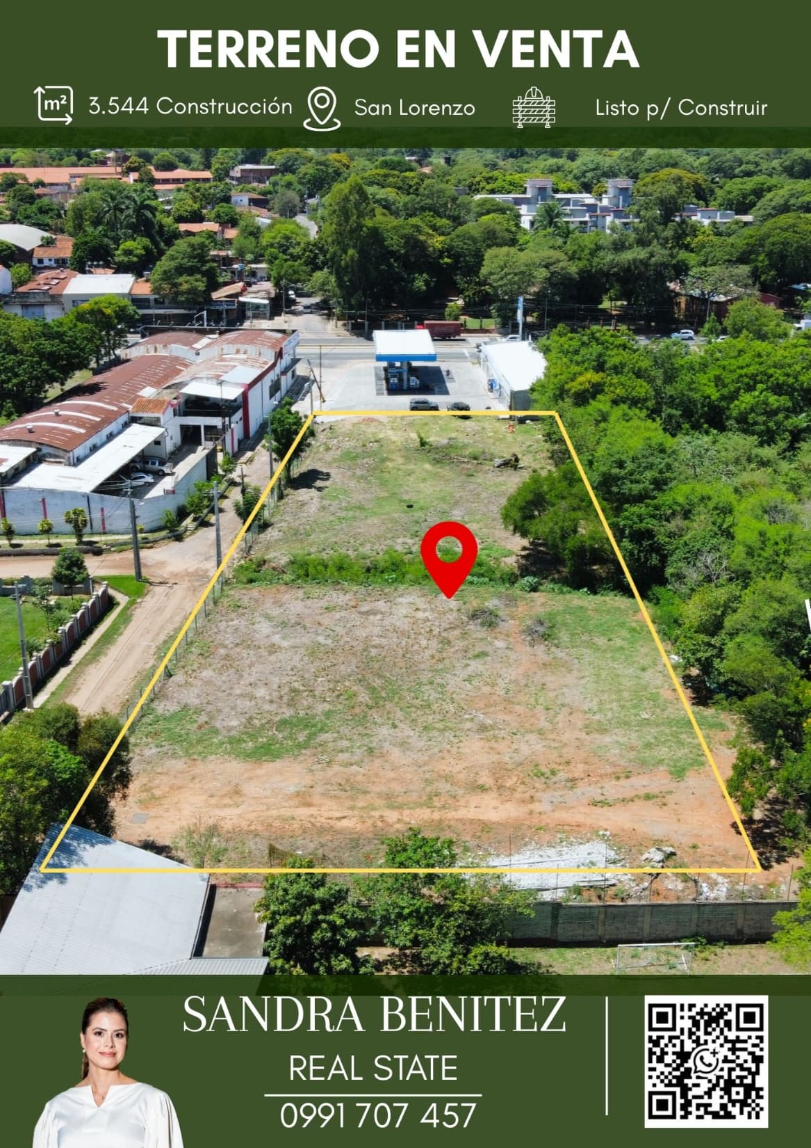 Vendo Terreno Amplio Con Acceso A Ruta Principal