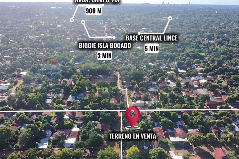 Vendo terreno en Luque isla bogado