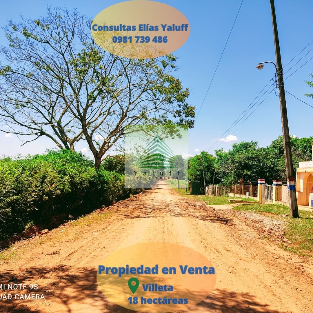 Terreno 18 Has En Villeta Tacuaty