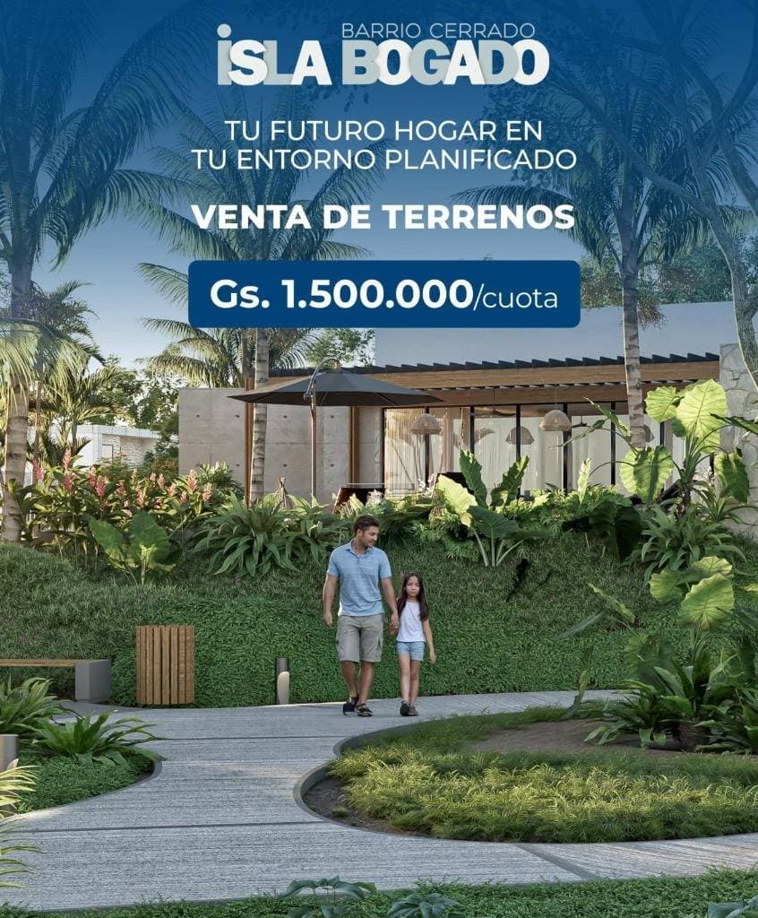 De terrenos en el barrio cerrado isla bogado, Luque, foto 2