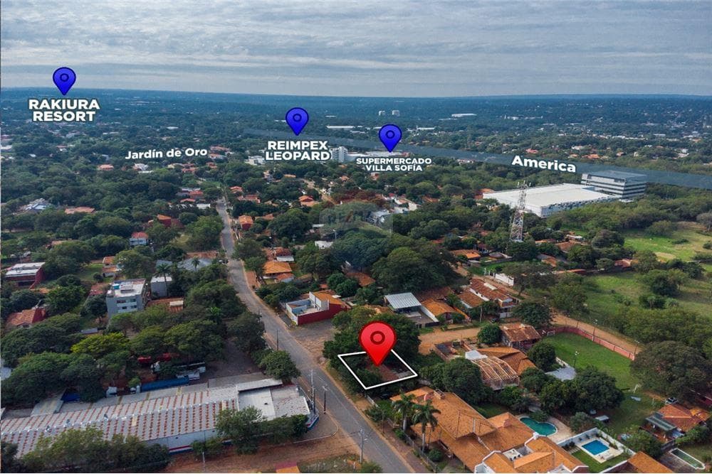 Terreno en esquina de 374 m² en zona conmebol - Luque, foto 2