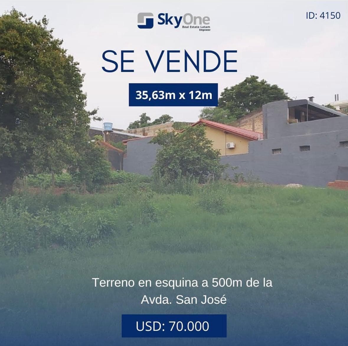 Vendo hermoso terreno en Ciudad del Este