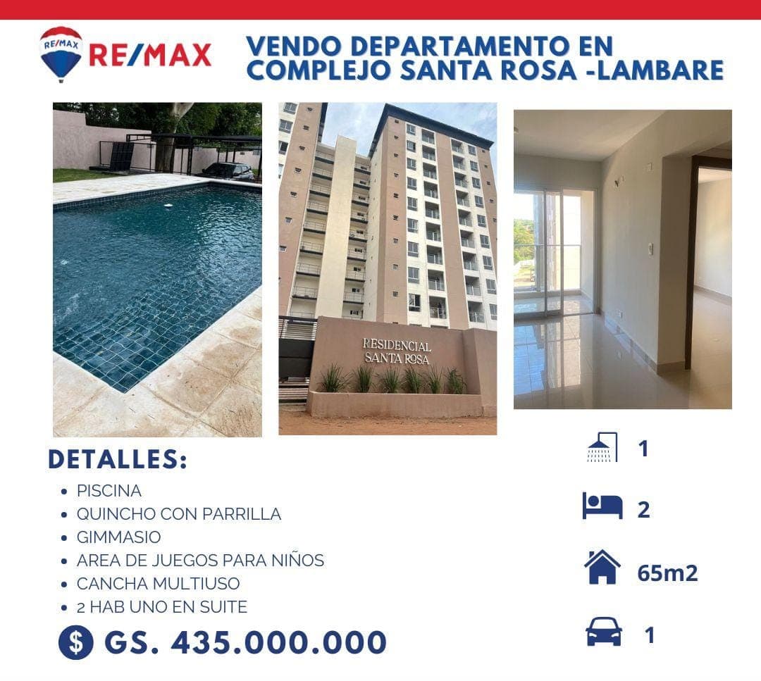 Departamento en edificio santa rosa. Lambare, foto 1