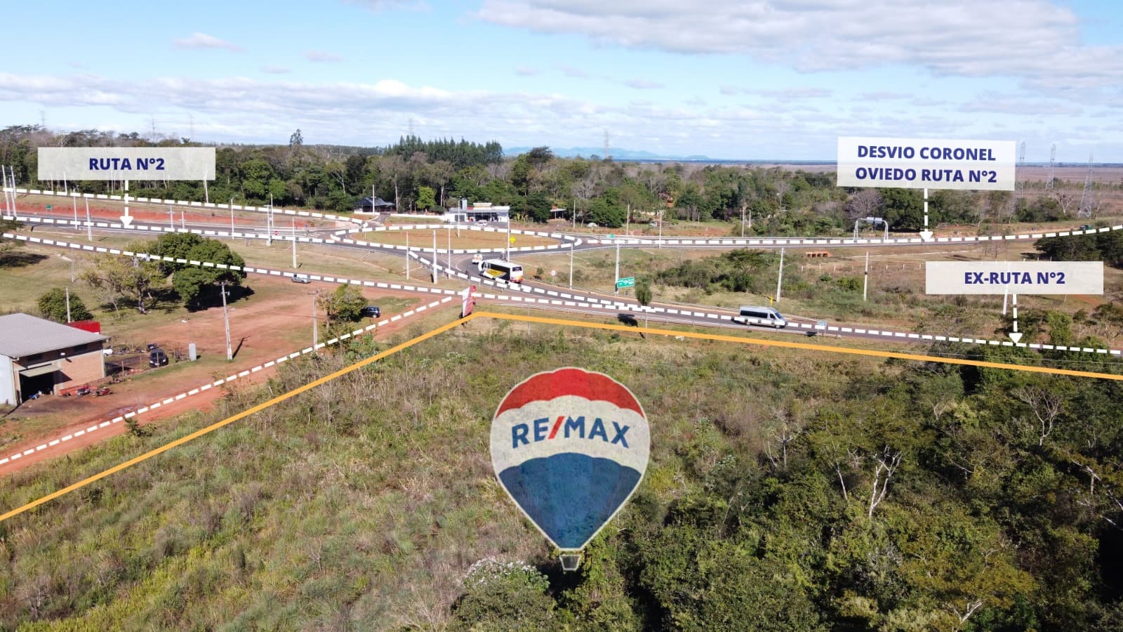 Hectareas en venta frente a la rotonda principal de coronel oviedo, foto 2