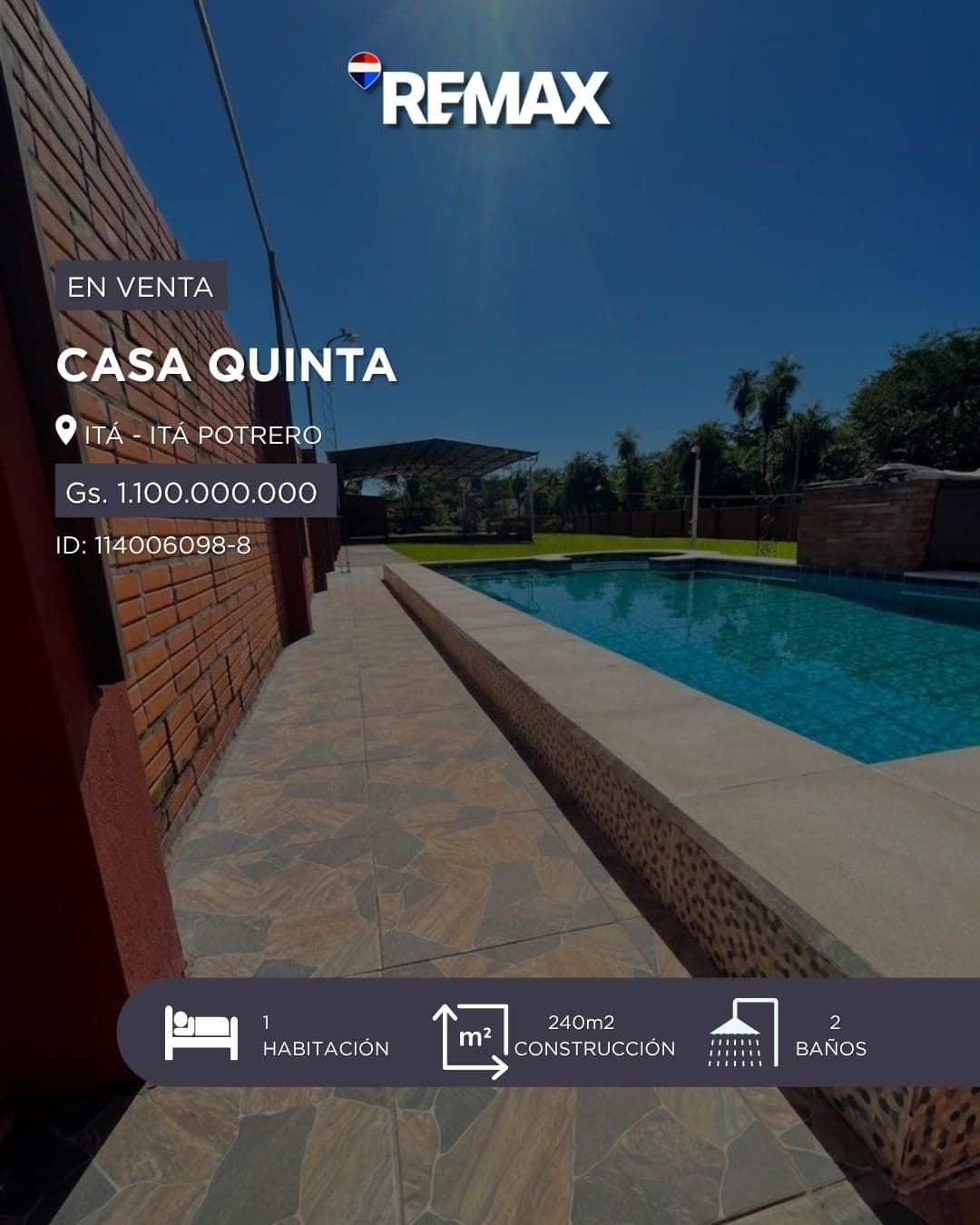 En venta casa quinta en ITA RUTA (PY01) Km 41, foto 1