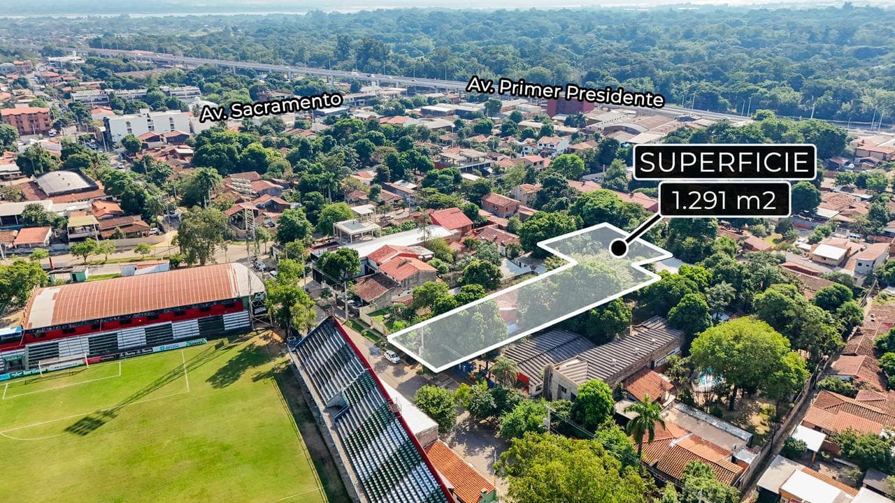 Importante terreno de 1.291 m2 en Trinidad