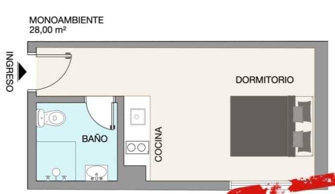 En venta monoambiente en edificio madrid, foto 3
