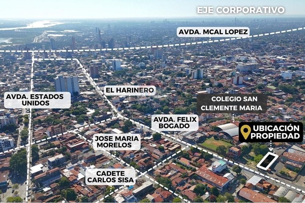 ¡Oportunidad única sobre Félix Bogado Barrio Pettirossi!